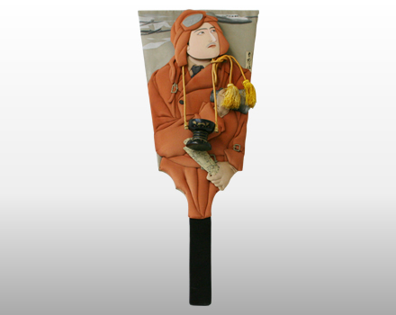 南郷少佐　 羽子板